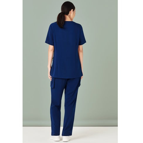 Bizcare CSP944LL Womens Multi-Pocket Straight Leg Pant