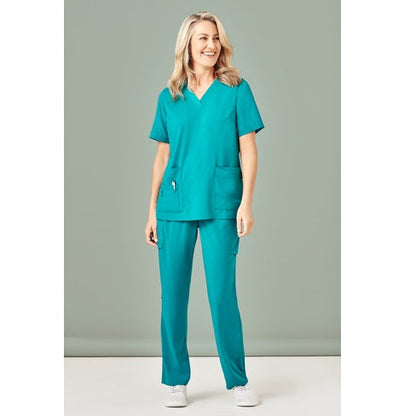 Bizcare CSP944LL Womens Multi-Pocket Straight Leg Pant