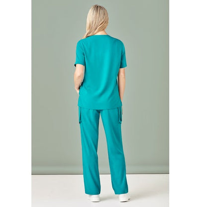 Bizcare CSP944LL Womens Multi-Pocket Straight Leg Pant