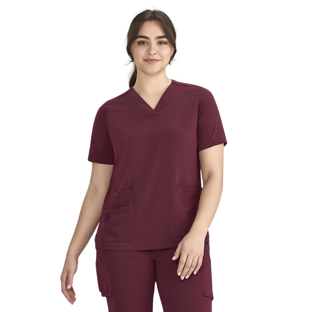 Biz Care CST941LS Ladies V Neck Scrub Top