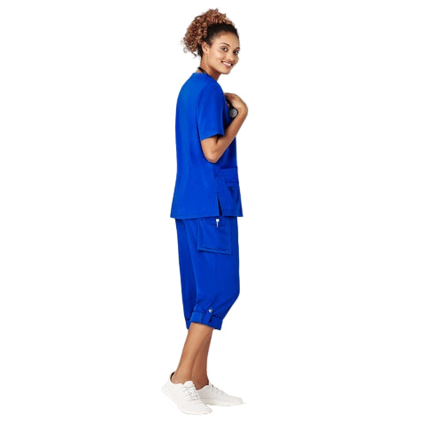 Biz Care CST941LS Ladies V Neck Scrub Top