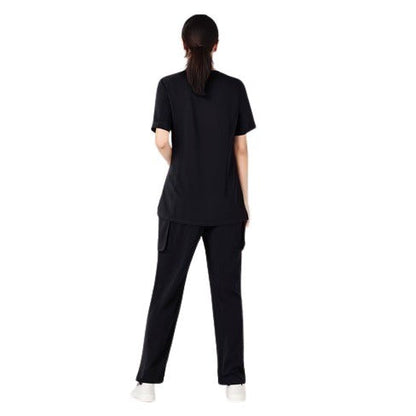 Bizcare CST942LS Womens Tailored Fit Round Neck Scrub Top