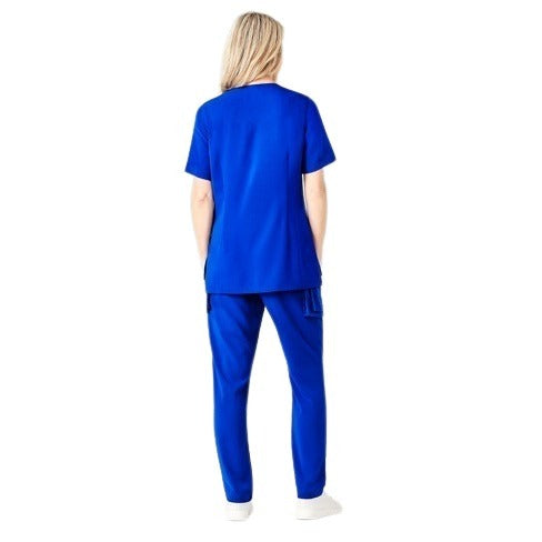 Bizcare CST942LS Womens Tailored Fit Round Neck Scrub Top