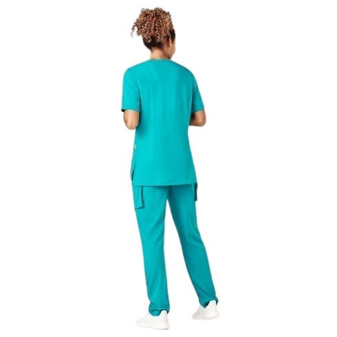 Bizcare CST942LS Womens Tailored Fit Round Neck Scrub Top