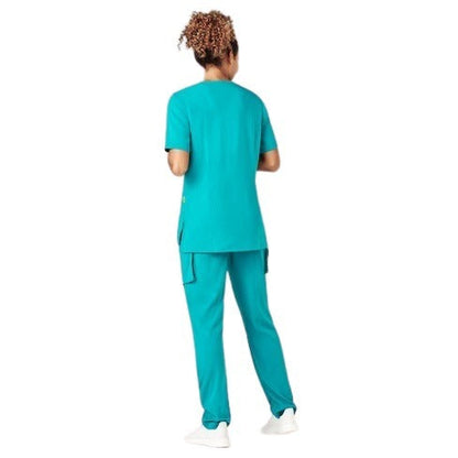 Bizcare CST942LS Womens Tailored Fit Round Neck Scrub Top