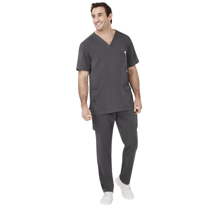 Biz Care CST945MS Mens V Neck Scrub Top