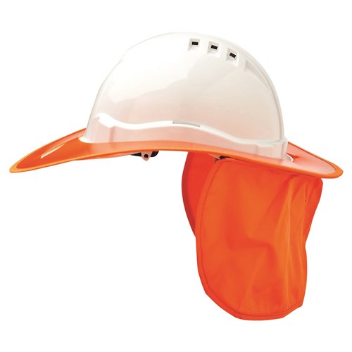 Pro Choice V6PB V6 Hard Hat Plastic Brim - White - Side View