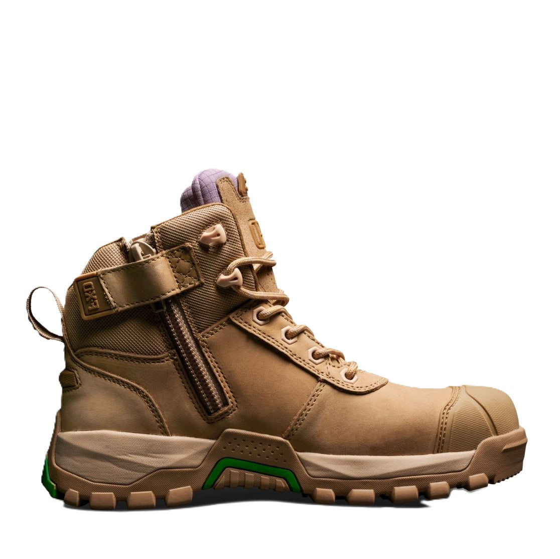 FXD WB-2W Ladies Mid Cut Work Safety Boots - Clay - Alternative Side View
