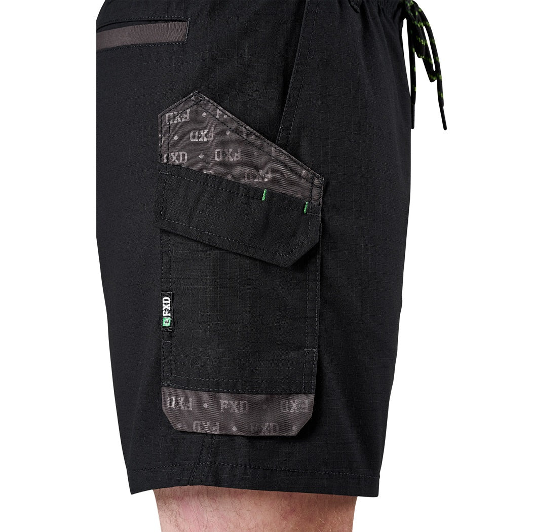 FXD WS-7 Elastic Waist Utility Ripstop Shorts