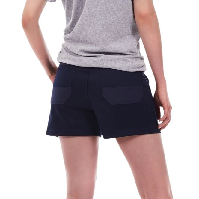 Tradie WJ3338SD Lady Flex Mid Work Shorts Navy colour -Back view