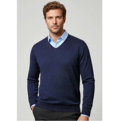 Biz Collection WP417M Milano Mens Knit Pullover