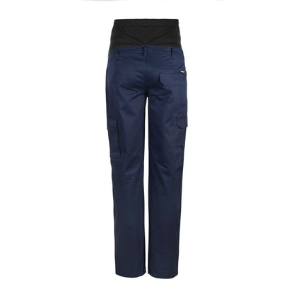 Workcraft WPL081 DISCONTINUED Maternity Cargo Cotton Drill Trouser
