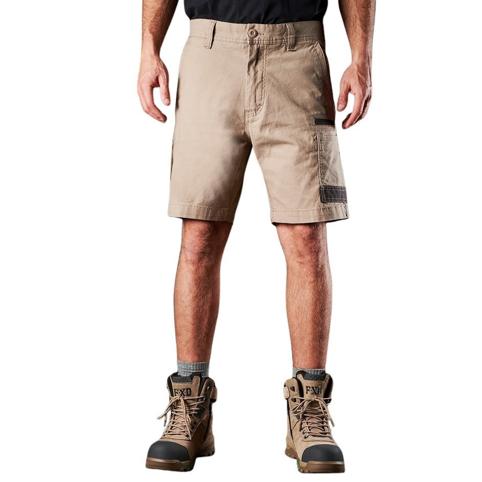 FXD WS-3 Stretch Work Short - Khaki - Lifestyle Front View