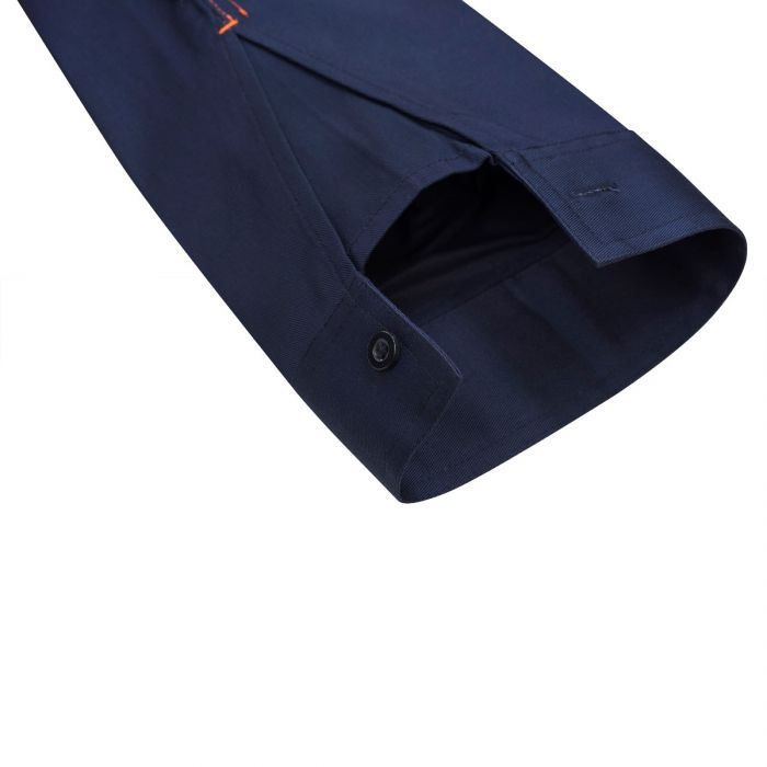 WS6032 Workcraft High Visibility Work Shirt with Tape - Close up of cuff