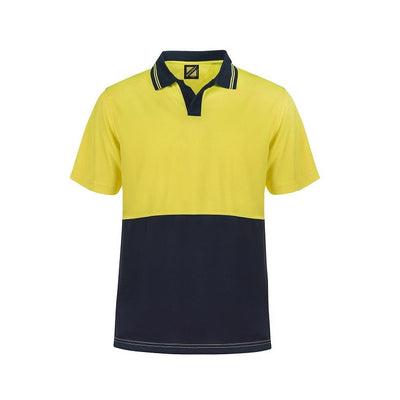 Workcraft WSP205 HiVis 2-Tone Food Industry Polo Short Sleeve Micromesh Polo
