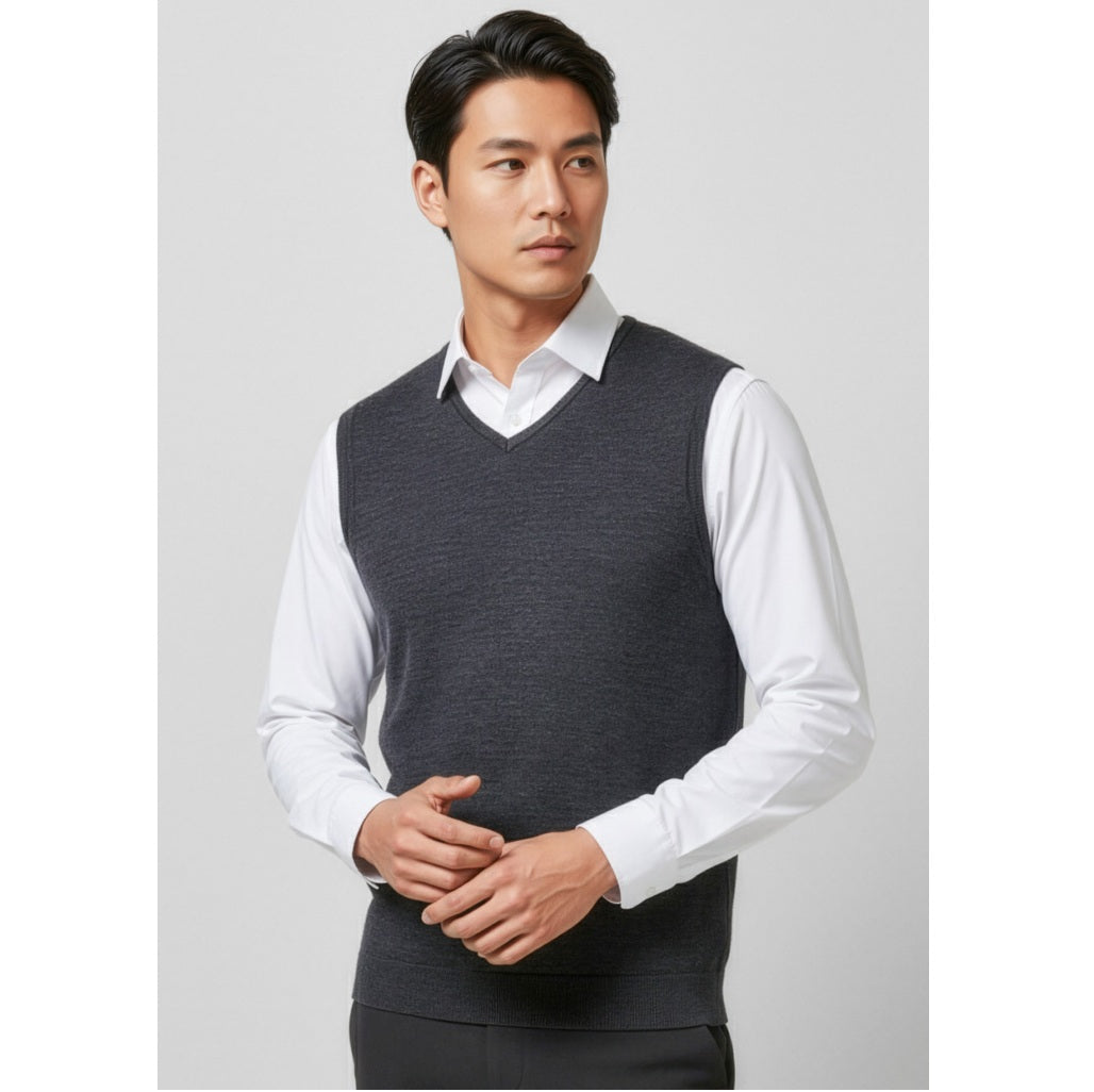 Biz Collection WV619M Mens Milano Knit Vest