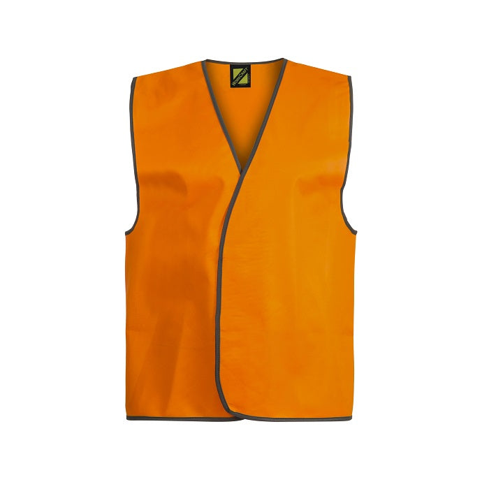 WV7000 HiVis Day Time Safety Vest Orange - Front view