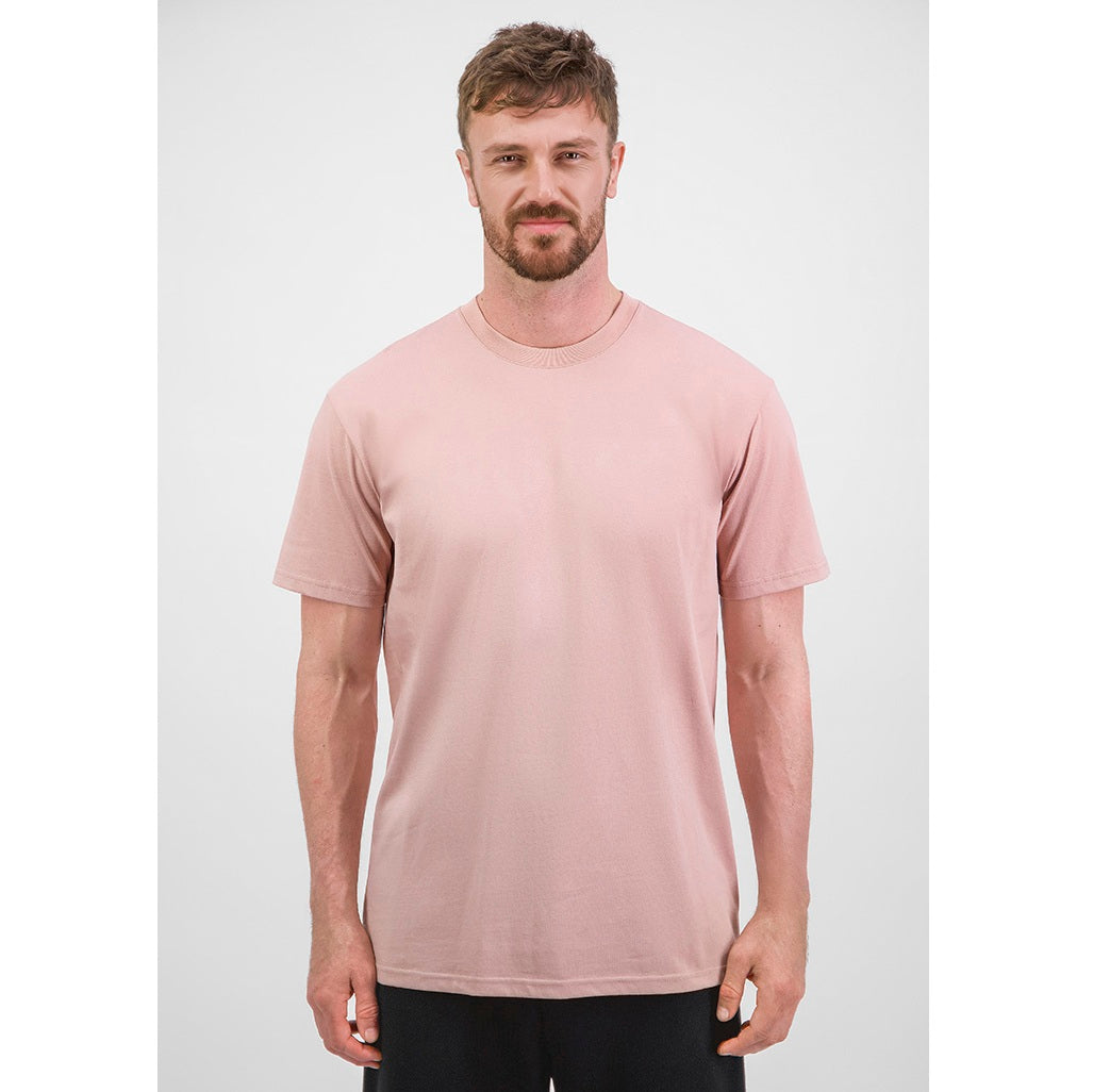 GOODMATES X2001M Mens Everyday Short Sleeve Tee - Washed Pink - Alternative Front View