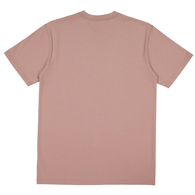 Plain pink t-shirt on a white background