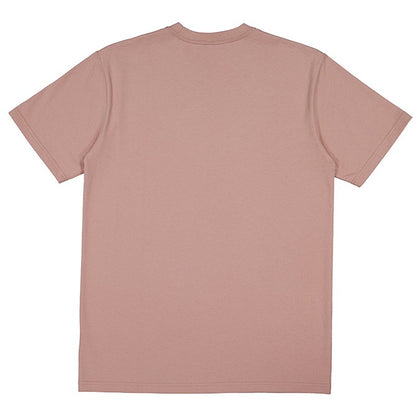 Plain pink t-shirt on a white background