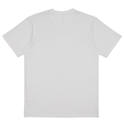 Plain white t-shirt on a white background