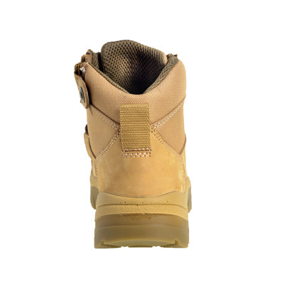 Wide Load 690WZN Wheat 6" Zip Side Non Safety Boot
