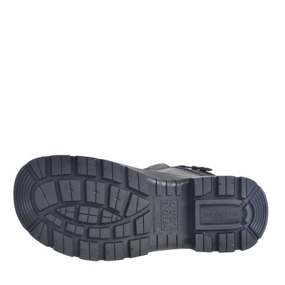 Wide Load 690BZN Black 6 Zip Side Non Safety Boots