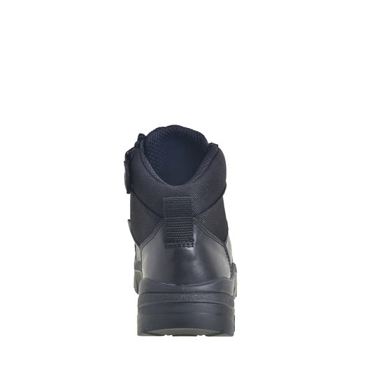 Wide Load 690BZ Black 6 Zip Side Safety Boots