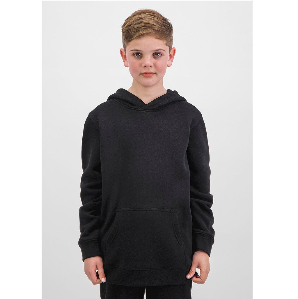 GOODMATES X1003Y Youth Basis Hoodie - Black - Alternative Front View