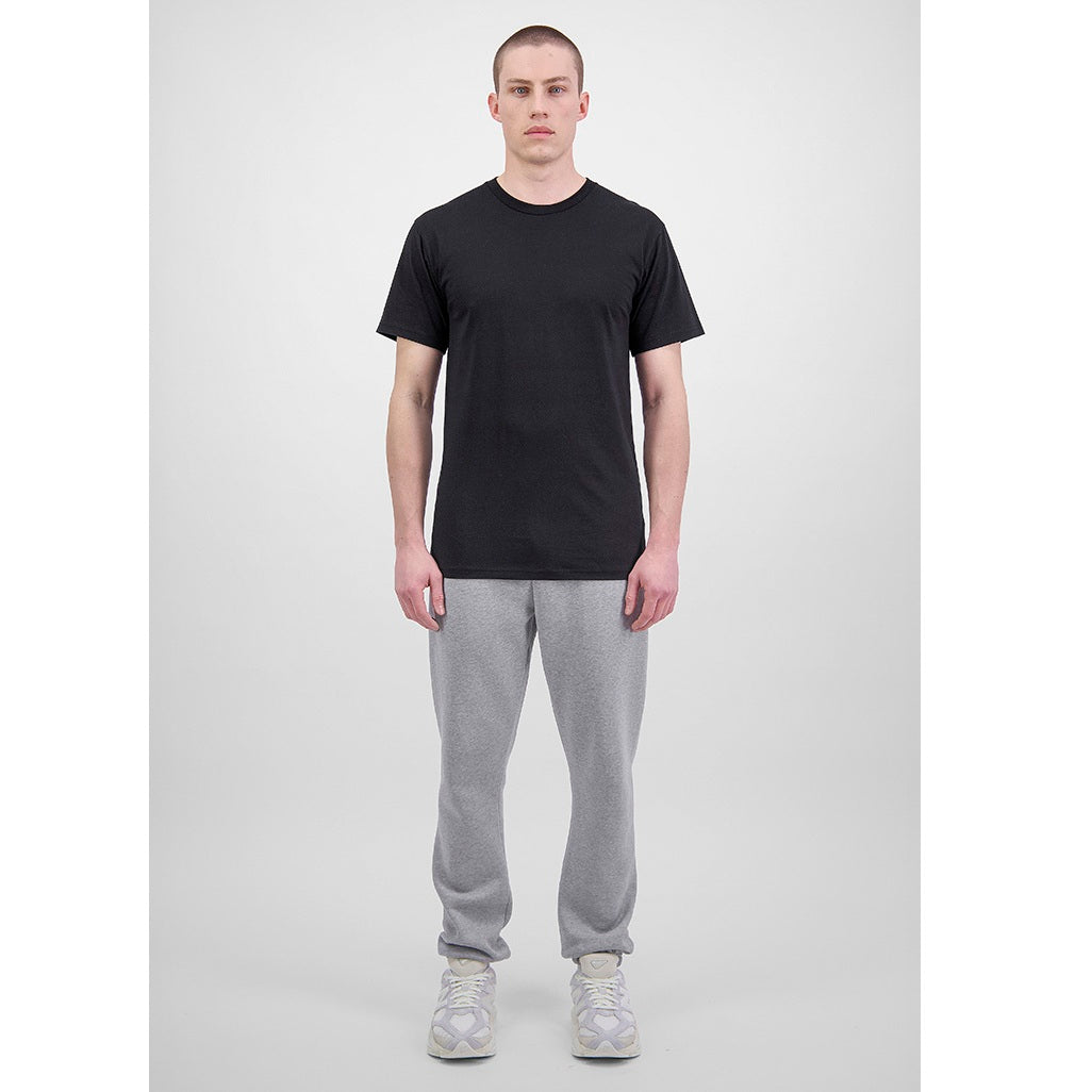 GOODMATES X1004M Mens Basis Track Pant - Grey Marle - Alternative Front View