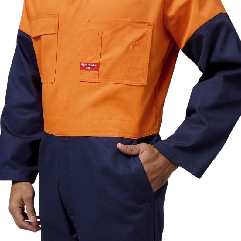 Hard Yakka Y00270 2Tone Cotton Drill Coverall