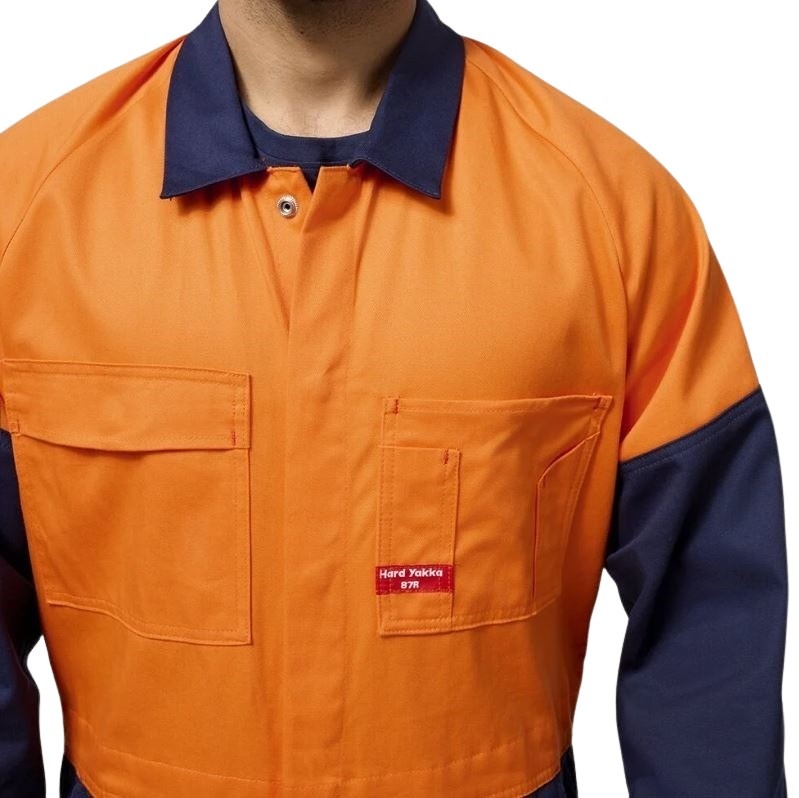 Hard Yakka Y00270 2Tone Cotton Drill Coverall