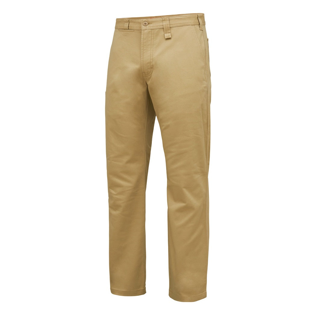 Hard Yakka Y02596 Core Relaxed Fit Stretch Work Pants - Khaki - Front View