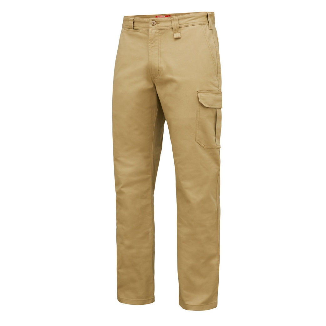 Hard Yakka Y02597 Basic Stretch Drill Cargo Pant - Khaki - Front View