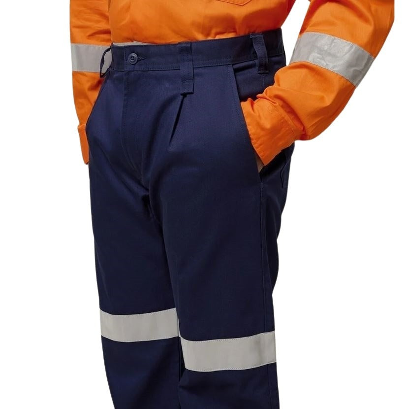Hard Yakka Y02615 Foundations Drill Pant With Double Hoop Tape