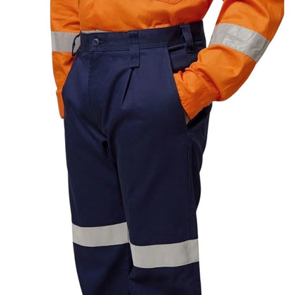 Hard Yakka Y02615 Foundations Drill Pant With Double Hoop Tape