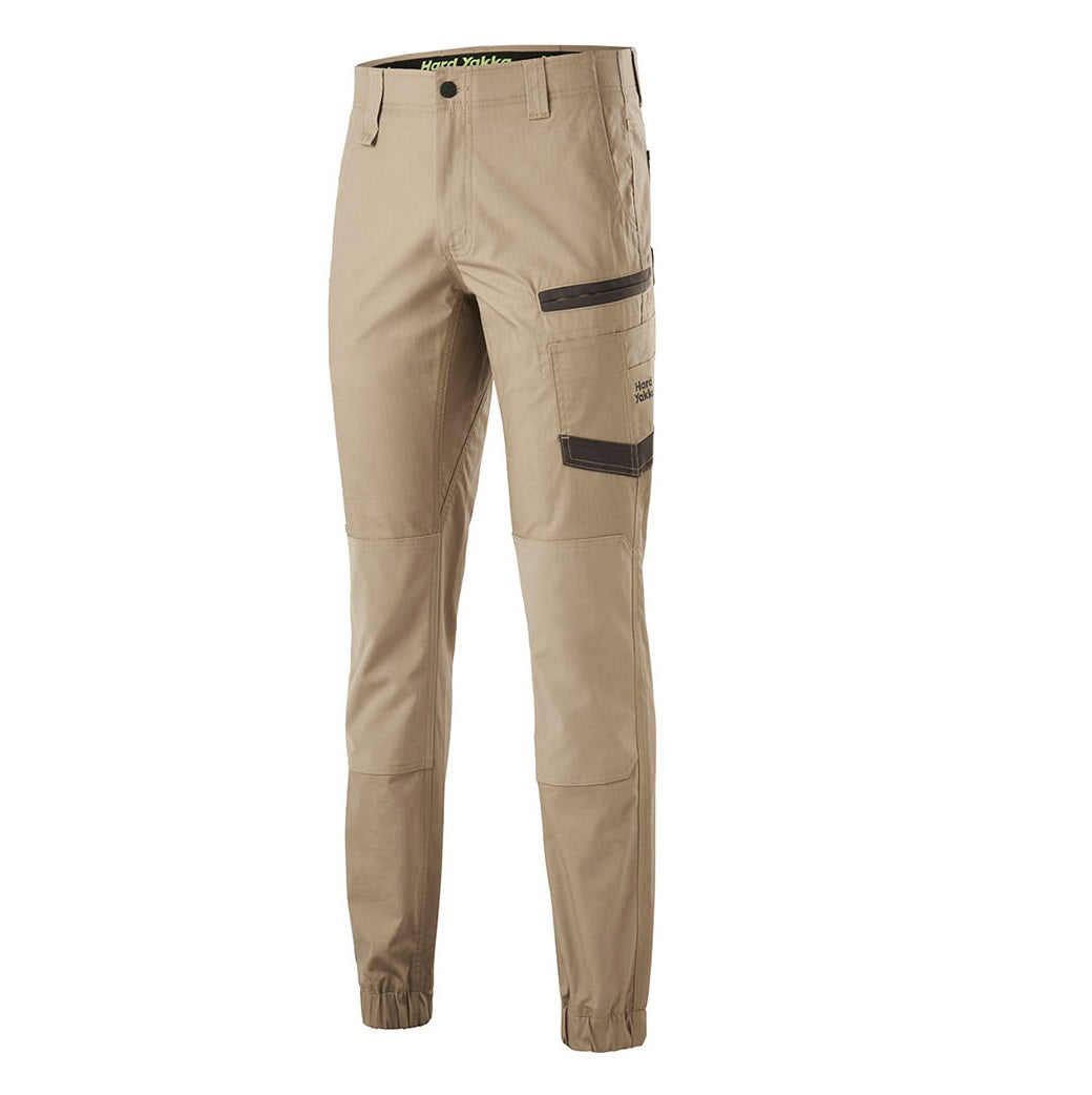 Hard Yakka Y02717 Raptor Cuff Pants - Desert - Front View