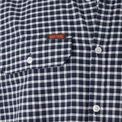 Mustang Signature Y04005 Mens Formal Check Shirt