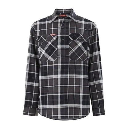 Hard Yakka Y04006 Core LS Closed Front Check Flannel Shirt