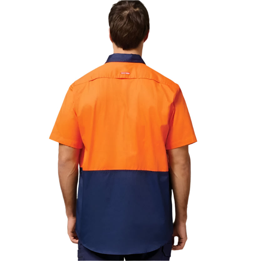 Hard Yakka Y04620 Core HiVis 2 Tone Light Weight Vented Shirt