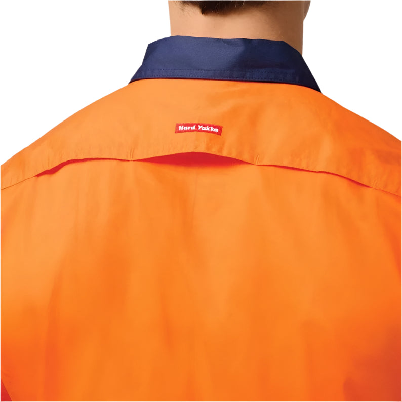Hard Yakka Y04620 Core HiVis 2 Tone Light Weight Vented Shirt