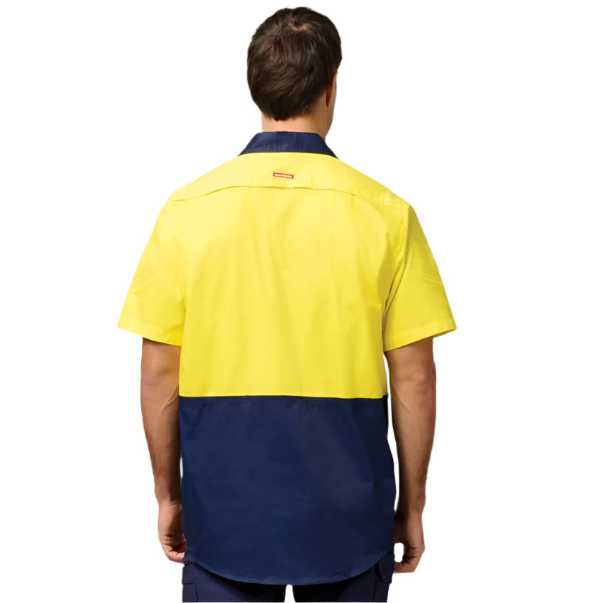 Hard Yakka Y04620 Core HiVis 2 Tone Light Weight Vented Shirt