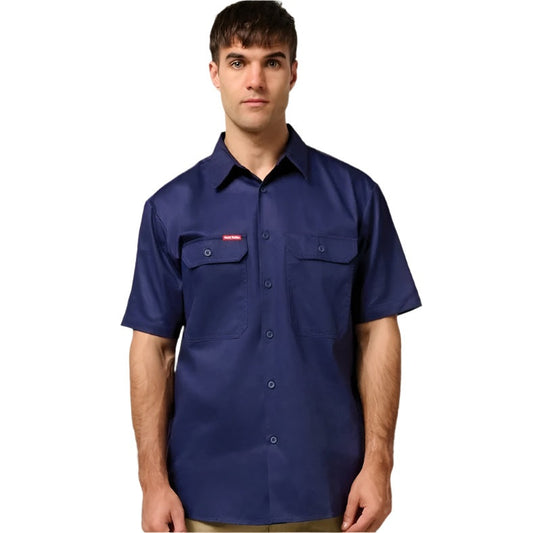 Hard Yakka Y04625 Core Short Sleeve Lightweight Vented Cotton Shirt