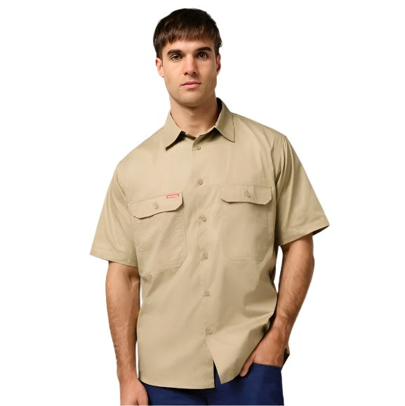 Hard Yakka Y04625 Core Short Sleeve Lightweight Vented Cotton Shirt