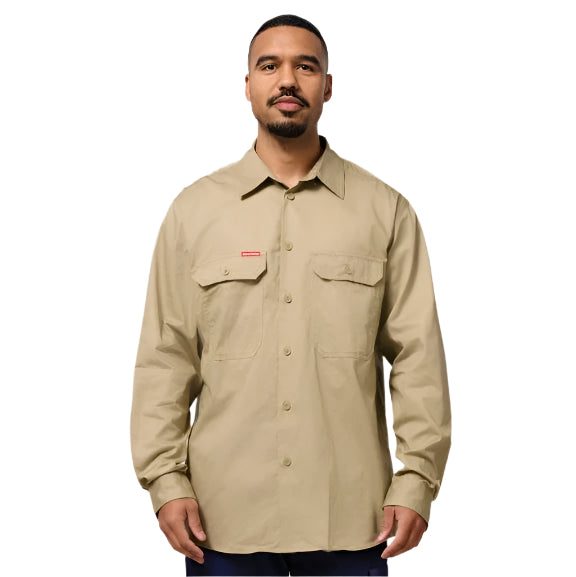 Hard Yakka Y04630 Core Long Sleeve Lightweight Vented Cotton Shirt