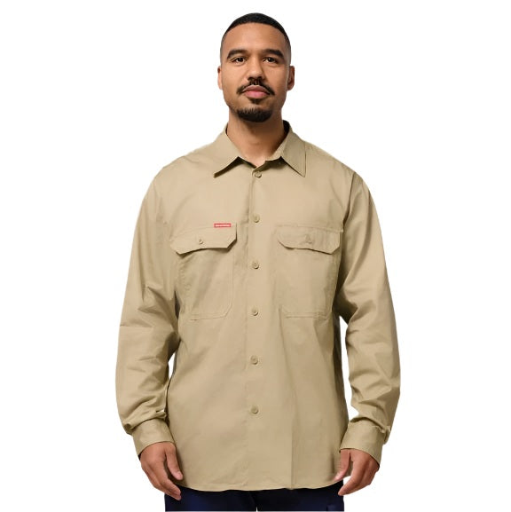 Hard Yakka Y04630 Core Long Sleeve Lightweight Vented Cotton Shirt