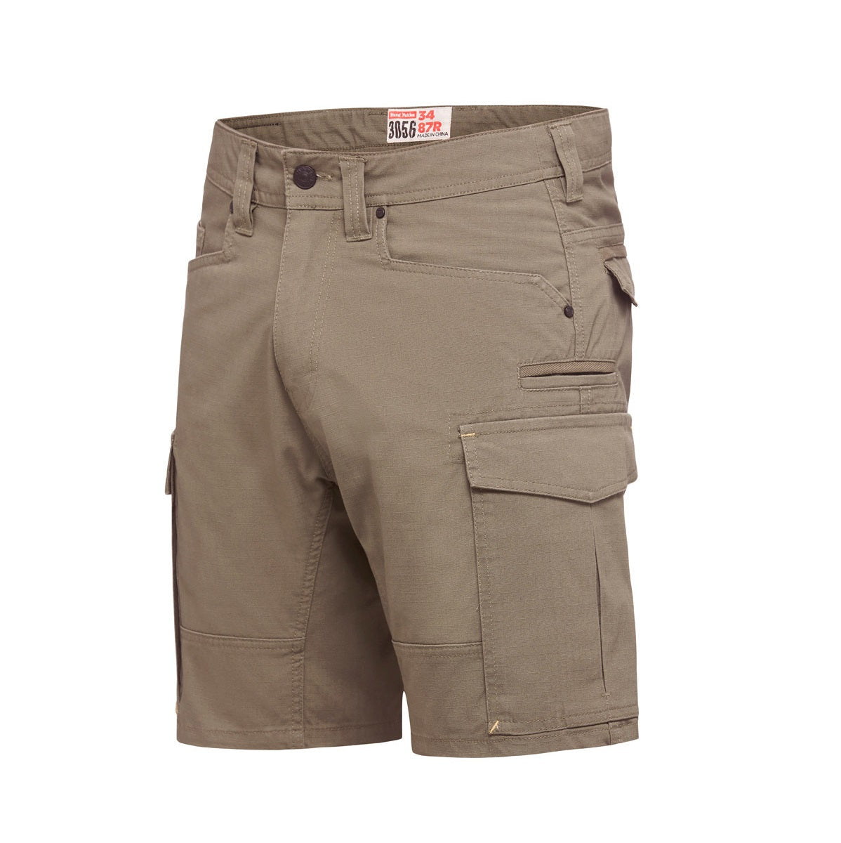 Hard Yakka Y05100 3056 Ripstop Poly Cotton Work Short - Desert - Back View
