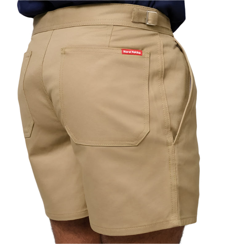 Hard Yakka Y05340 Relaxed Fit Cotton Drill Short With Side Tabs