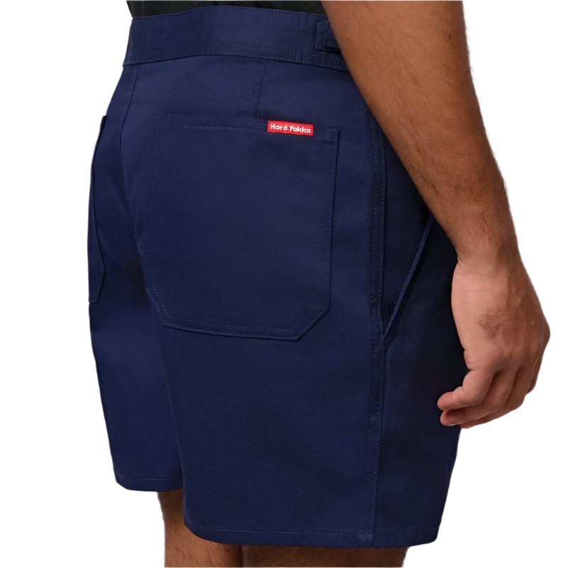 Hard Yakka Y05340 Relaxed Fit Cotton Drill Short With Side Tabs