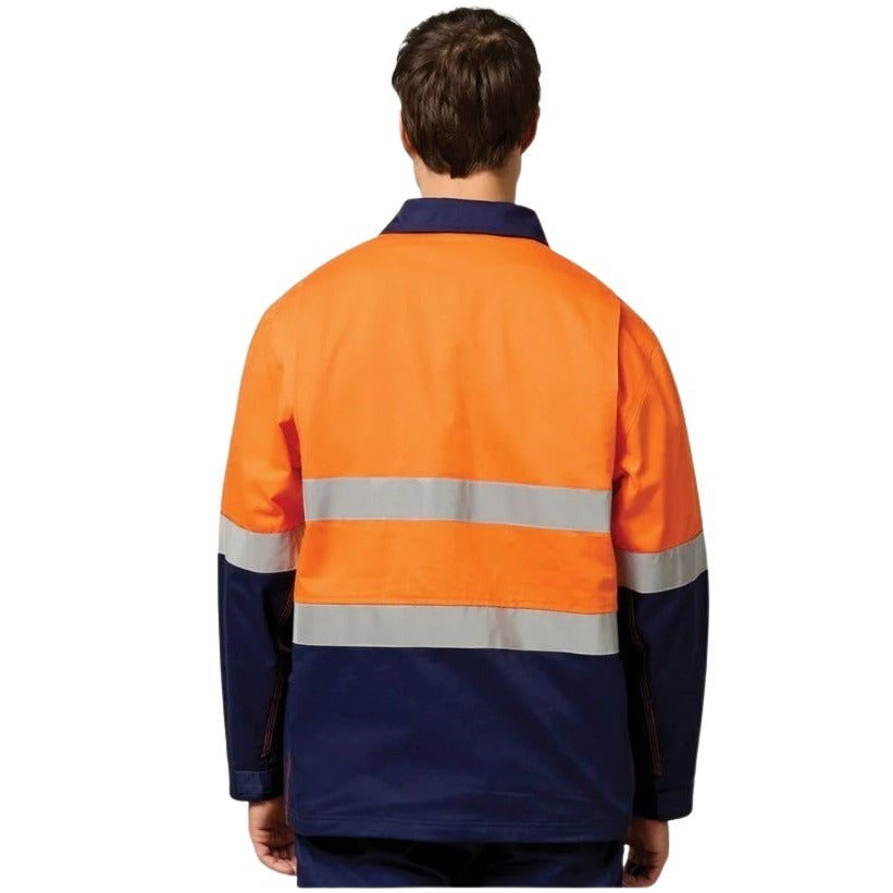Hard Yakka Y06545 Core Hi Vis 2 Tone Cotton Drill Taped Jacket